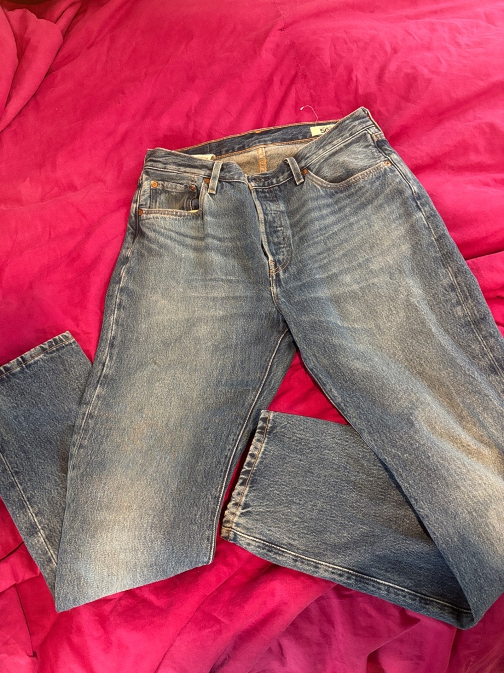 Levi's Relaxed Fit Blue Washed Jeans